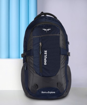 IMPULSE Laptop backpack spacy unisex backpack fits upto 16 Inches/college bag/school bag Rucksack  - 55 L(Blue)