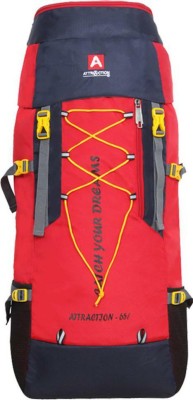 farewell 65L Backpack for Outdoor Sport Hiking Trekking Bag Camping(1 year warranty) Rucksack  - 65 L(Red)