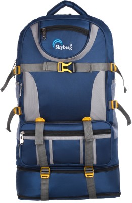 Skyberg Expandable 50 Litres Waterproof Rucksack Backpack for Hiking and Travel Rucksack  - 50 L(Blue)