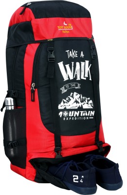 TOPMOON FASHION UNISEX Water Proof Mountain Rucksack/Hiking/Trekking for Adventure Camping Rucksack  - 60 L(Red)