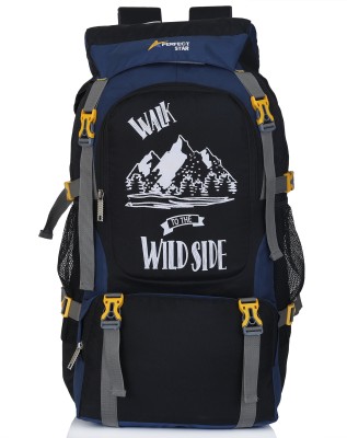 PERFECT STAR Large 70L travel backpack rucksack hiking trecking foroutdoor sport bag navi Rucksack  - 70 L(Blue)