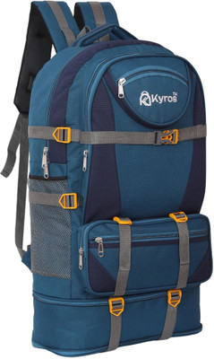 Kyros WATERPROOF TREKKING BAG HIKKING BACKPACK FOR TRAVEL & OUTDOOR Rucksack  - 60 L(Green)