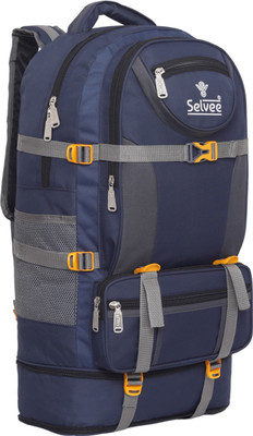 selvee Travel Rucksack Backpack for Sport Camping Hiking Trekking Bag For Men and Women Rucksack  - 65 L(Blue)