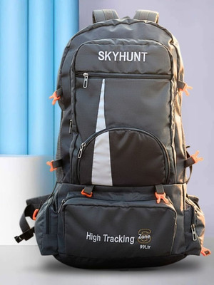 Brandroot TREKKING BAG HIKKING FOR TRAVEL OUTDOOR VILAGE AND LUGGAGE BAG Rucksack  - 80 L(Grey)