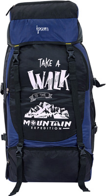 IPSUM Polyester Travelling Backpack Hiking/Trekking/Camping bag for Men and Women Rucksack  - 70 L(Blue)