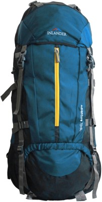 Inlander 1009 Travel rucksack backpack for trekking hiking men/women - 70L Rucksack  - 70 L(Blue, Grey)