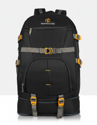 traveltek Trekking & Travel Backpack for Men and Women Rucksack  - 95 L(Black)