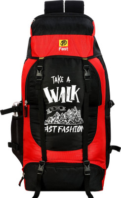 Tropsy UNISEX WaterProof Mountain Rucksack/Hiking/Trekking/Camping Bag/Backpack Travel Rucksack  - 65 L(Red)