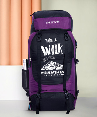 PLEXY UNISEX Water Proof Mountain RucksackHiking/Trekking/Camping Bag/Backpack - 60 L Rucksack - 60 L(Purple)