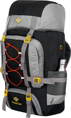 GREENLINE 60 ltr 26Inch rucksack Backpack for Outdoor Sport Camping & Hiking trekking Bag Rucksack  - 60 L(Black)