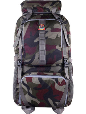 RIGHT CHOICE STYLISH TRAVEL RUCKSACK BAGS FOR BACKPACK SPORT CAMPING HIKING TRACKING TRAVEL BAGS LUGGAGE TRACKING BAGS FOR MEN &WOMEN TOUR BAGS RUCKSACK BAGS 72 LITER (MILITRY COLOUR ) Rucksack - 72 L (Multicolor) Rucksack  - 72 L(Multicolor)