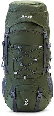 BOLDFIT Adventure Rucksack Backpack 60 Litre Trekking Bags for Men & Women Travel Bag Tourist Bag Rucksack  - 60 L(Green)