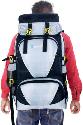 SKY-Z 75L Rucksack Backpack for Men | Travel, Hiking, Trekking, Camping Bag Rucksack  - 75 L(Grey)