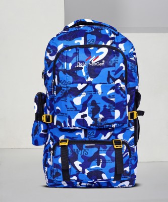Relic NexGen Military Print Backpack Hiking Bag Trekking Bag for Men Women Rucksack  - 55 L(Blue)