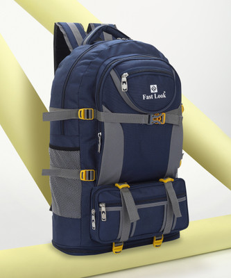 Fast look Expandable Travel Rucksack for Outdoor Sport Camping Hiking Trekking Bag-Blue Rucksack - 60 L(Blue)