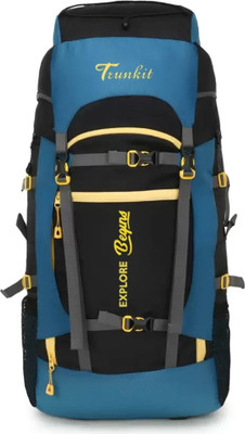 Trunkit WATERPROOF TREKKING BAG HIKKING BACKPACK FOR TRAVEL & OUTDOOR Rucksack Rucksack  - 60 L(Blue)