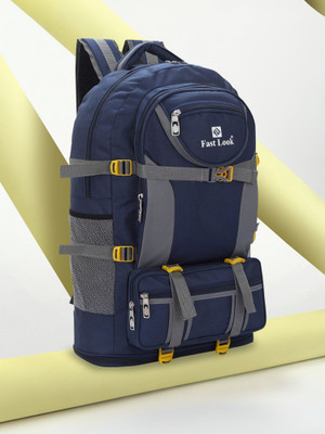 Fast look Expandable Travel Outdoor Sport Camping Hiking Trekking Bag Rucksack  - 65 L(Blue)