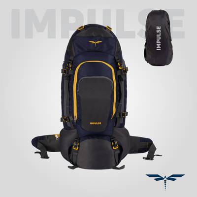 Impulse unisex blue 65 litres rucksack sales