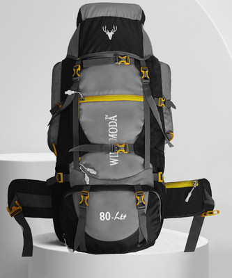 Wildmoda WildTrekker 80L: Unleash the Adventurer in You Rucksack  - 80 L(Grey)