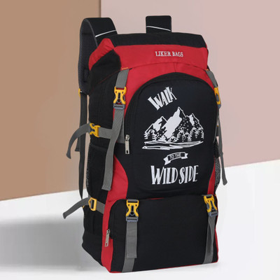 Tropsy Large 65-L Travel Backpack For Outdoor Sport Hiking Trekking Bag Camping Rucksack  - 65 L(Red)