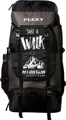 PLEXY UNISEX Water Proof Mountain RucksackHiking/Trekking/Camping Bag Rucksack - 60 L(Grey)
