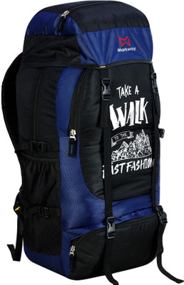 markway Rucksack for men travel tourist bag backpack for hiking trekking camping Rucksack - 70 L(Blue)