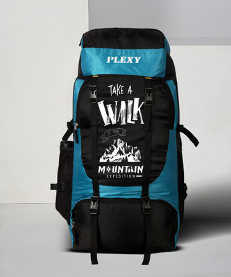 PLEXY UNISEX Water Proof Mountain RucksackHiking/Trekking/Camping Bag/Backpack – 60 L Rucksack – 60 L  (Blue) For Rs. 375 @ 62 %
