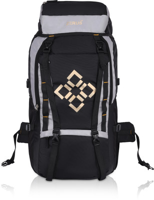 ZERUS Rucksack Bag Travel Bag for Men Tourist Bag Backpack For Hiking Trekking Camping Rucksack  - 60 L(Black, Grey)