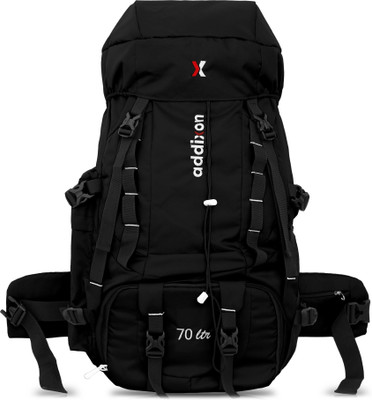 addixon TRAVEL BAG FOR HIKING WITH SHOE COMPARTMENT FOR WANDERLUST TRAVELLING Rucksack  - 70 L(Black)