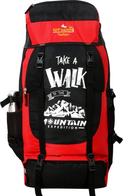 TOPMOON FASHION Mountain Rucksacksbag Hiking Trekking Camping Bag Travel Backpack Rucksack -70 L Rucksack  - 60 L(Red)