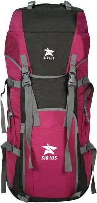 sirus SIRIUS Trekking Bag Purple & BLACK- 65ltrs Rucksack  - 65 L(Purple)