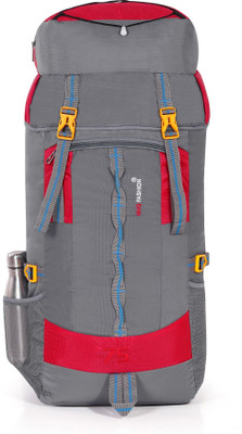 NHQ FASHION travel bag for men tourist bag backpack for hiking trekking camping Rucksack  - 75 L(Red)