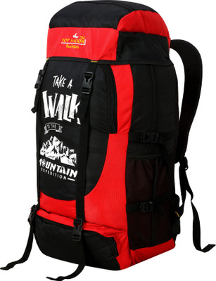 TOPMOON FASHION UNISEX Water Proof Mountain Rucksack/Hiking/Trekking/Camping Bag for Adventure Rucksack  - 70 L(Red)