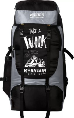 Woons Mountain Rucksacksbag Hiking Trekking Camping Bag Travel Backpack Rucksack Rucksack  - 75 L(Grey)