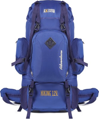 Extreme Machine 125 LTR Detachable Bag with Rain Cover Rucksack  - 125 L(Blue)