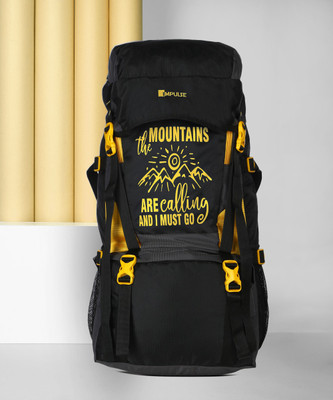 IMPULSE Mt. Calling 55 Litres Yellow Rucksack – 55 L  (Yellow) For Rs. 599 @ 80 %