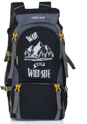 Tropsy Water Resistance Trekking Hiking Travel Bag Rucksack- 55 Rucksack Rucksack  - 65 L(Grey)