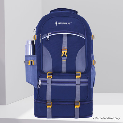 STUNNERZ Expandable Travel Outdoor Sport Camping Hiking Trekking Bag Rucksack - 65 L Rucksack  - 65 L(Blue)