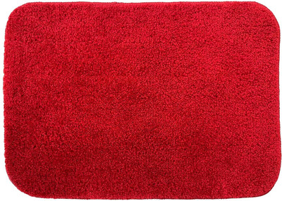 N G Products Microfiber Door Mat(Red, Medium)