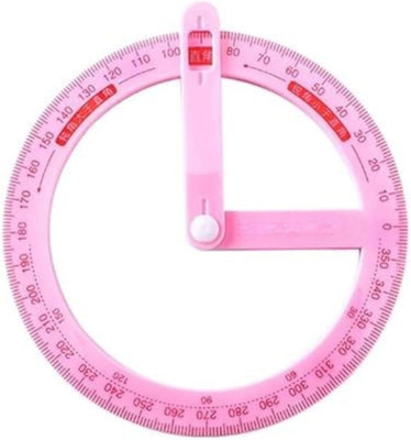 AMEEDARSHAN Multifunctional Geometric Drawing Ruler For Kids Ruler(Set of 1, Multicolor)