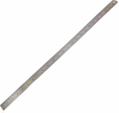 Awadh Heavy Duty 60 cm 24 Inches Stainless Steel Ruler Scale Ruler(Set of 1, STEEL)