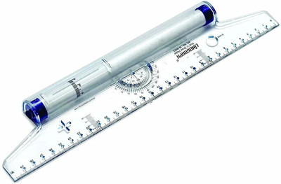 Qatalitic Roller Scales Rolling Ruler 30 cm Ruler Ruler(Set of 1, Multicolor)