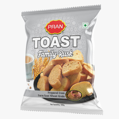 Pran Family Toast Milk Rusk(200 g)