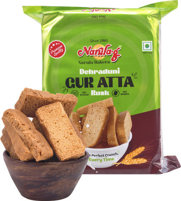 Narula G Dehraduni Gur Atta Rusk Wheat Rusk(250 g)
