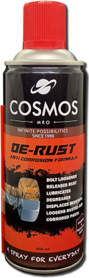 Cosmos Paints MRO - De-Rust Anti Corrosion Formula | Rust Remover Rust Removal Aerosol Spray(400 ml)