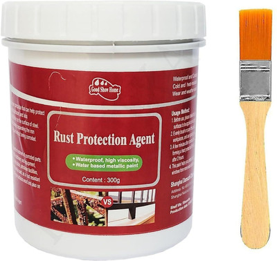 VVG TRADERS Water Based Metal Rust Remover paint with Brush, quick-dry Anti-Rust Protection Rust Removal Solution with Trigger Spray(300 ml)