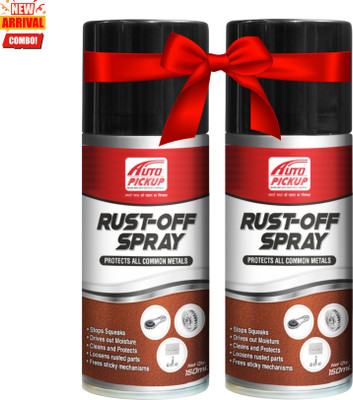 AUTO PICKUP Premium Quality Rust-Off Spray 1+1 Combo of 2 Rust Removal Aerosol Spray(300 ml)