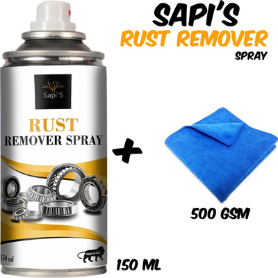 SAPI'S Rust Remover Spray150ml With microfiber cloth Rust Removal Aerosol Spray(150 ml)