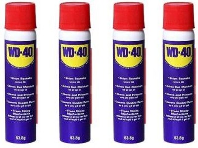 WD40 Multipurpose Spray for Home Improvement,Frees jammed locks,Adhesive remover 4pcs Rust Removal Aerosol Spray(63.8 g)