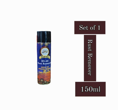 RUSTAR RV-40 Rust Remover Spray for Bike, Car, Machinery & Home Rust Removal Aerosol Spray(150 ml)